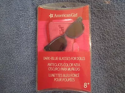 American Girl Dark Blue Glasses W/ Felt Case NIP  Gift LEA GRACE MCKENNA NIP • $18.82