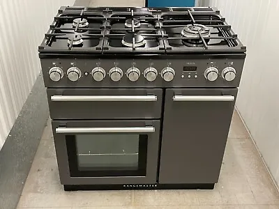 Rangemaster Nexus 90 Dual Fuel Range Cooker Slate Grey • £1495