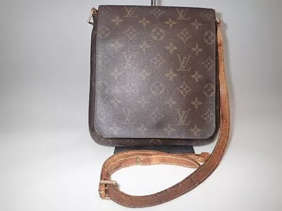 Louis Vuitton Musette Salsa Crossbody Bag Brown Canvas M51258 47207 • $289.99