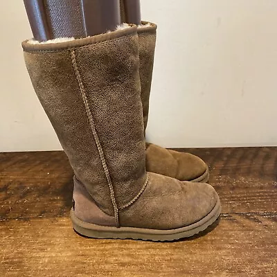 UGG Australia Women’s Boot Classic Tall 5815 Size 6 Chestnut EUR 37 UK 4.5 • $15