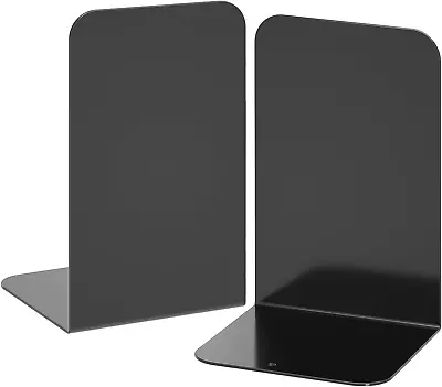 Bookends Metal Black Book Ends For Shelves Bookends For Shelves Heavy Duty • $10.86