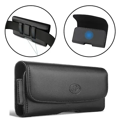 Nem Xl Cell Phone Belt Clip Loop Leather  Holder Holster Carrying Case Pouch • $9.49