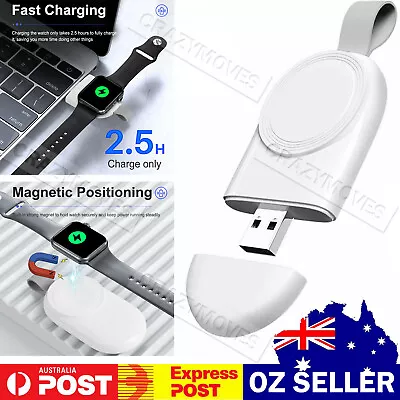 For Apple Watch Series 6/5/4/3/2/1 Portable USB Wireless Charger Keychain VIC • $8.62