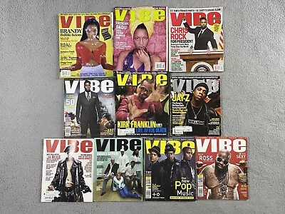 Vibe Magazine 1990s 2000s Brandy Erykah Badu Lil Kim Jay Z Rule Hip Hop Lot 10 • $120