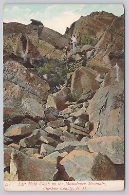 Walpole New Hampshire Monadnock Mountain Last Hard Climb Vintage Postcard • $11.99