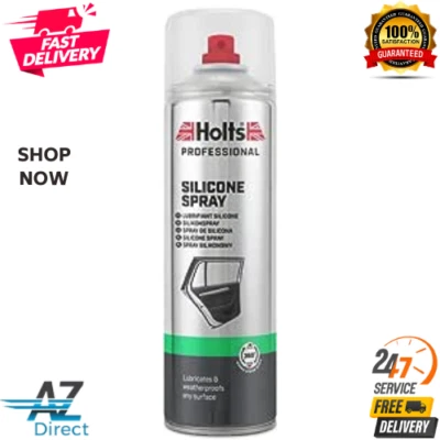 £6.95 • Buy Best Holts Silicone Spray Lubricant-Waterproof & Protects Rubber, Plastic 500ml