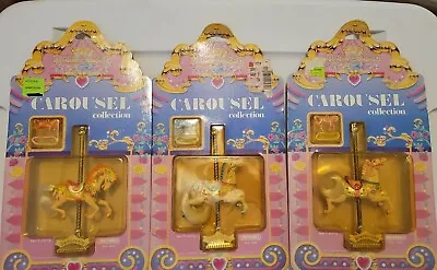 Rare Vintage Matchbox Carousel Collection 3 Horses  • $100