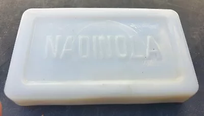 Vintage NADINOLA Cold Cream Milk Glass Soap Dish National Toilet Co 2.5  • $12.25