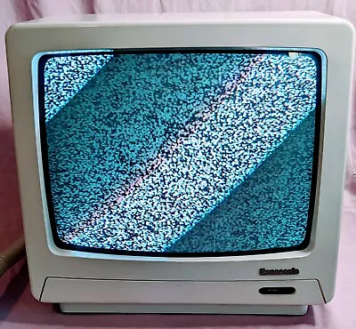 $15.99 • Buy Vintage Panasonic 13  Color TV CTM-1340R Retro Gaming CRT Television TESTED