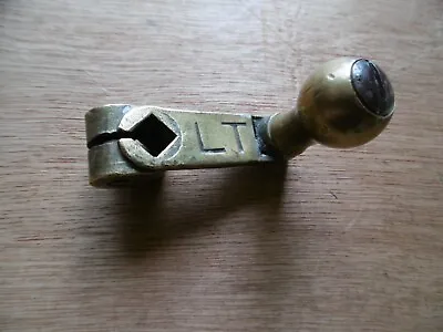 GENUINE 1930's LONDON UNDERGROUND TUBE TRAIN RAILWAY WINDOW OPENER HANDLE • £47.75