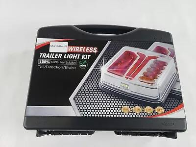 SUPAREE Wireless Magnetic LED Trailer Light Kit 2 PCS Rechargeable Towing Light • $56.69