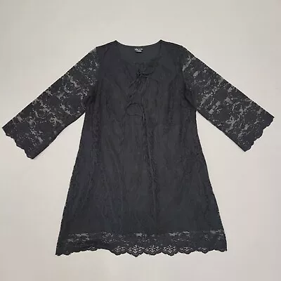 City Chic Womens Short Lace Dress Size XS Black • $22.40