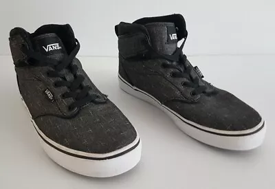Vans Off The Wall Hi Top Shoes Sneakers Black/Grey Unisex Size Eur 38 • $27.95