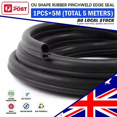 5Meters Universal Door Seal Weather Strip Draught  Car Hood Pinch Weld Rubber • $35.97