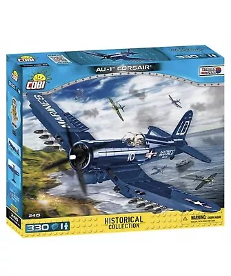  COBI 2415  VOUGHT  AU-1 CORSAIR Fighter WWII  330 Bricks  • $125