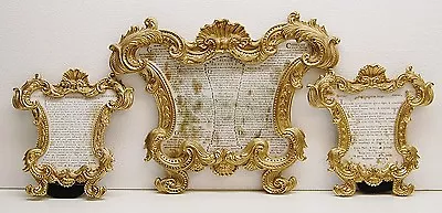 11  X 14  TRADITIONAL BAROQUE MASS CARD SET - BRASS  # 220 (CHURCH CHALICE Co.) • $955