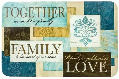 Family Love Placemat 2 Pack Set 17x11.25 Dining Place Mats FREE SHIPPING • $14.75