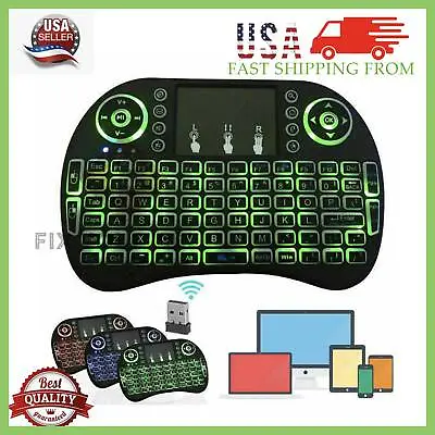 US Mini I8 Wireless Keyboard 2.4G With Touchpad For PC Android Desktop PC TV Box • $8.93