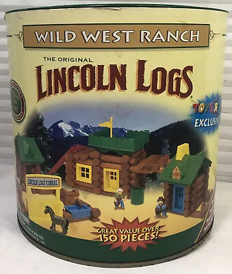 Vintage Lincoln Log Wild West Ranch Dusty Trail Buck N Bronco  • $59.88