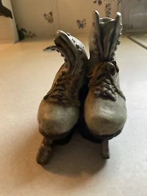 Vintage Popular Imports  Antique Ice Skating Shoes  Figurine • $12.99