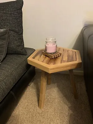Solid  Wood Under Sofa Coffe Table 3 Legs HANDMADE • £65