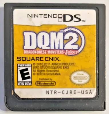 Dragon Quest Monsters Joker 2 Nintendo DS DQM Cartridge Only Free Shipping • $44.99