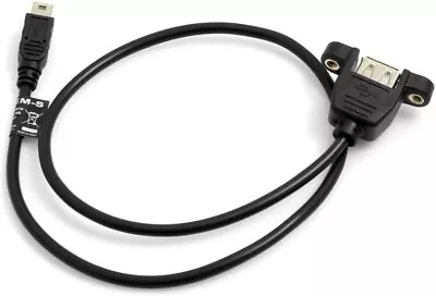 System-S Mini USB 5Pin Cable To USB Type A 2.0 Socket Panel Mount 19 11/16in • $13.88