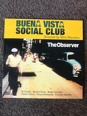 BUENA VISTA SOCIAL CLUB (DVD) Wim Wenders Ry Cooder (The Observer Promo) • £0.75