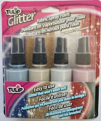 £15.99 • Buy Tulip Glitter Spray Paint Pack Of 4