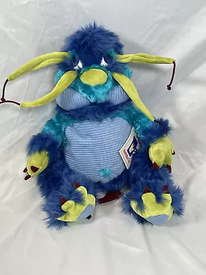 Manhattan Toy Green Blue Galoompagalots Podge Plush Monster Stuffed 2001 16  NWT • $45.99