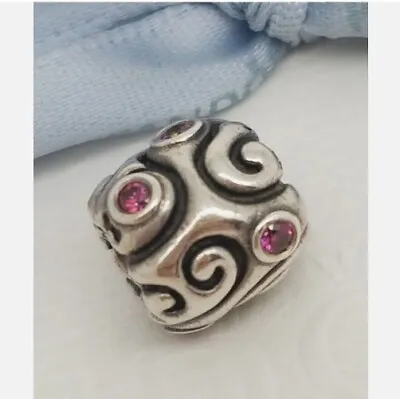 $0.99 • Buy Authentic Pandora Bead Daydream Charm With Red CZ  790548CZR Retired