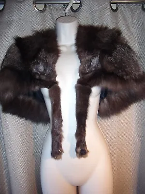 £25.99 • Buy Silver Fox Fur Stole Fetish Used By Wright And Sons Furriers