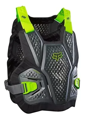 $99.95 • Buy New Fox Racing Youth Raceframe Roost Chest Guard - One Size  - 24267-330-OS