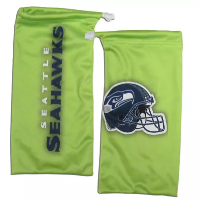 $8.49 • Buy Seattle Seahawks Sunglasses Microfiber Bag For Glasses NFL Football 