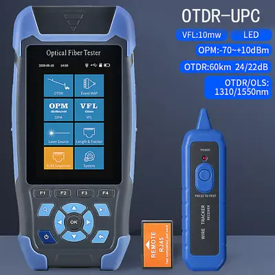 Mini OTDR 1310/1550nm 24dB/22dB Built In OPM/OLS/VFL/RJ45 Test / Network Tester • $332.10