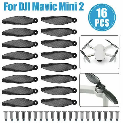 Low-Noise Propellers Carbon Fiber Props Blade For DJI Mavic Mini 2 Accessories • £16.88