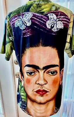 Uideazone Frida Kahlo  Self Portrait With Thorn Necklace  T-shirt Sz Xl • $30