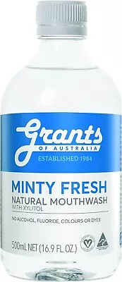 Grants Xylitol Natural Mouthwash 500mL Fast & Free Shipping • $14.44