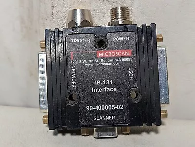 Microscan IB-131 Interface Box Connectivity Module 99-400005-02 • $28.99