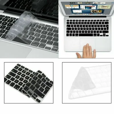 Silicon UK/EU Keyboard Skin Cover For Apple Macbook Air Pro 11'' 13'' 14' 15' 16 • £3.96