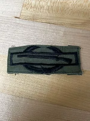 Vintage Military Patch Army Master Infantry Subdued Olive Twill Variant • $9.99