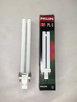 PL-S 13Watt 4100K FLUORESCENT BULB PHILIPS 26213-9   (485-645) • $9.95