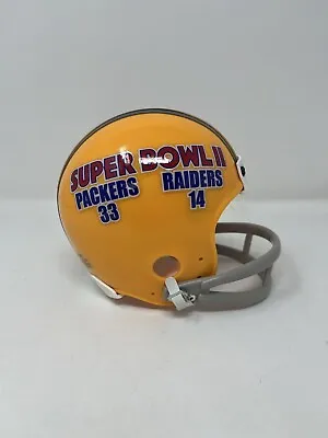 Packers Super Bowl 2 Custom Throwback VSR4 Mini Helmet • $49.99