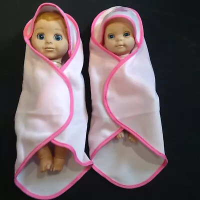 Baby Dolls Clothes.  After Bath Wrap Fits 16” 18” Baby Dolls . Bath Wrap. • £4.95