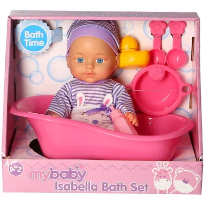 Doll In Bath Toy Bottles New Born Baby Doll Bath Toy Brand New • £16.99