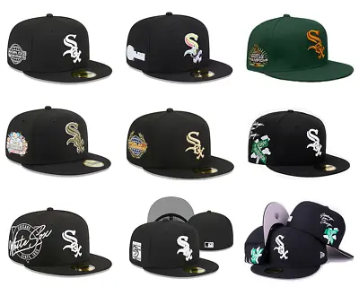 NEW Chicago White Sox New Era 59FIFTY Hat Hip Hop Unisex Fitted Baseball Cap • $19.99