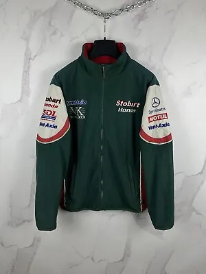 Vintage Stobart Honda Racing Multilogo Fleece Jacket Size M • $63.75