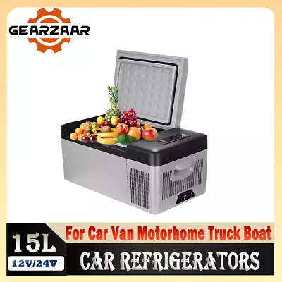 15L Compressor Refridgerator C15 12V 16 Quart Portable Mini Car Fridge Freezer • £179.95