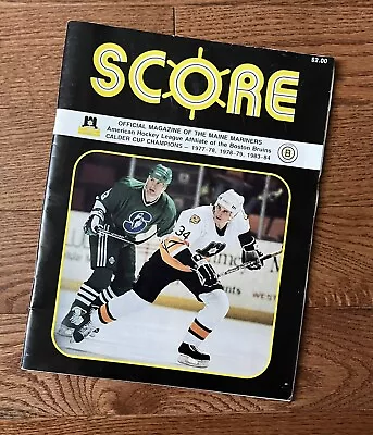 Vintage 1992 AHL American Hockey League Program - Maine Mariners • $17