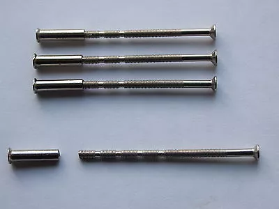 £3.95 • Buy 4 X M3 Door Handle Fixing, Bolts, Screws With Sleeve, Suit Hollow Door.